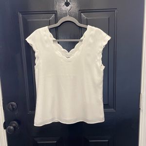 Express Top. Size small. New with tags. Cream.